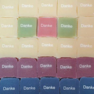 Branding mit Schriftzug 